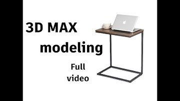 computer side table modeling in 3d max #06  full video