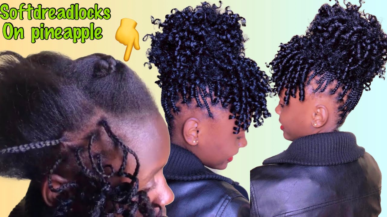 How to Style Barrel Twist Braid on Dreads for Men with Low Ponytail. -  YouTube