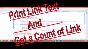 Selenium Web driver Course_How to Print All Link text From a webpage