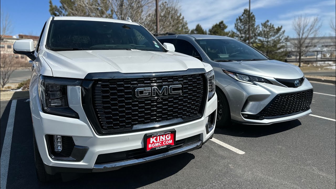 Minivan or Large SUV? Toyota Sienna XSE 25th Anniversary Edition or GMC