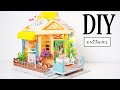 DIY Miniature Dollhouse Kit || Milktea Shop - Multicolor - Relaxing Satisfying Video