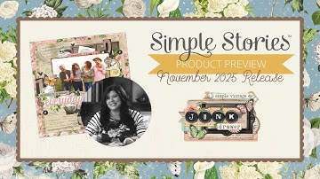 Simple Stories November 2025 Release - Simple Vintage Junk Drawer Preview with Amber Crowell