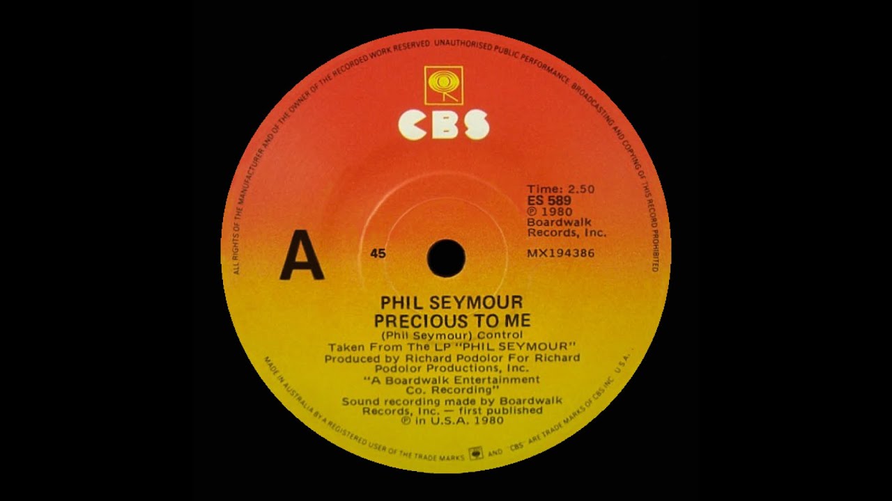 Phil Seymour - Precious To Me - 1980 (Original Stereo) - YouTube
