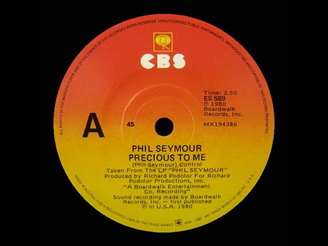 Phil Seymour - Precious To Me - 1980 (Original Stereo) - YouTube