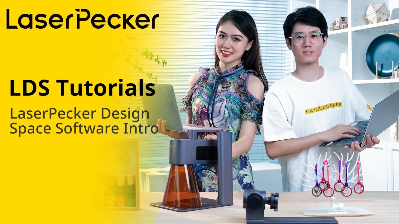 How to create simple designs with laserpecker design space youtube