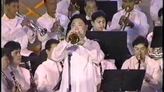 Video thumbnail of "hiyas ng bulacan concert band-solo trumpet by dominador dionisio"