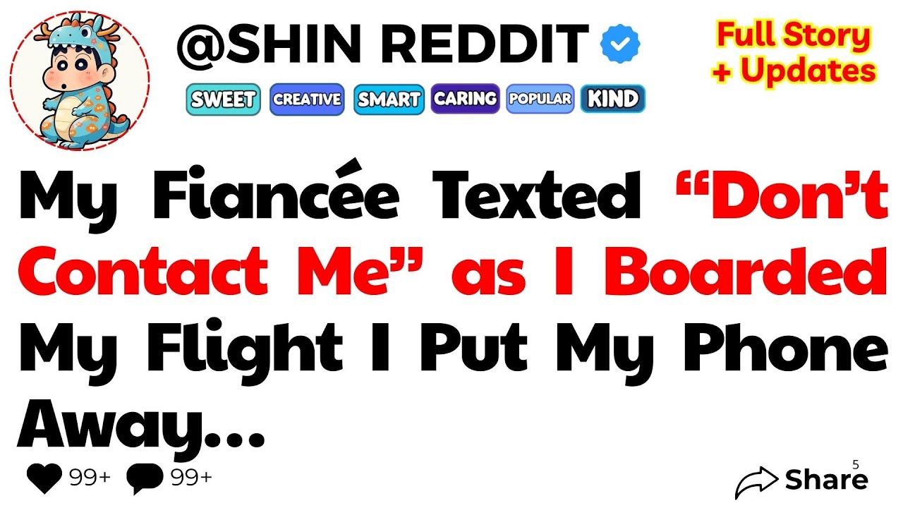 My Fiancée Texted “Don’t Contact Me” as I Boarded My Flight  I Put My Phone Away…