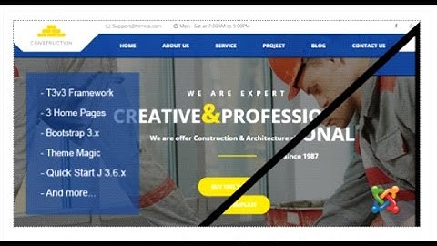 Construction & Building Business Joomla Theme | Themeforest Download