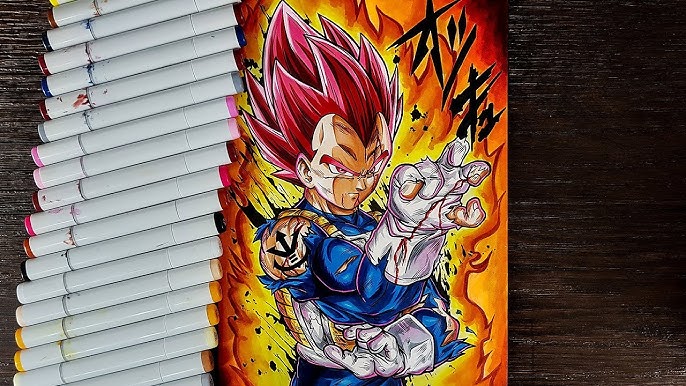 Vegeta SSJ Blue - Desenho de mandela3000 - Gartic