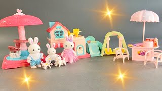 11 Minutes Satisfying with Cute Pink Rabbit Toys Collection Play Set ASMR | Review