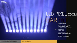 SPACE LIGHTS LED PIXEL BAR TILT 12X 40W 4 IN 1 LEDS