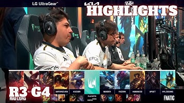 MAD vs FNC - Game 4 Highlights | Round 3 Playoffs S12 LEC Summer 2022 | Mad Lions vs Fnatic G4