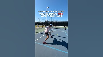 Fix This Grip Mistake to Instantly Improve Your Forehand Drive ⚡️ #pickleballtips #pickleballcoach