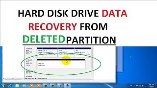 Recover deleted partition with data (recover data from merged or deleted or formatted partition) screenshot 3