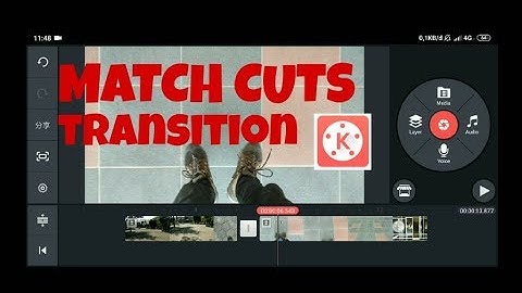MATCH CUTS Transition effect tutorial use android or ios phone || Kinemaster Tutorial