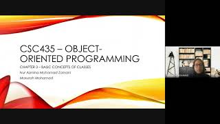 CSC435 Chapter 3 Basic Concepts of Classes part1