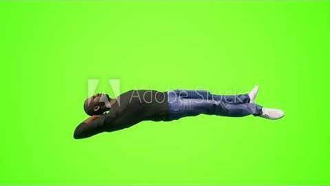 Men green screen video download  3d sleeping man Chromakey rendering animation buy in telegram bio
