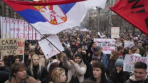 Serbian students lead strike as protests against Aleksandar Vučić's rule continue