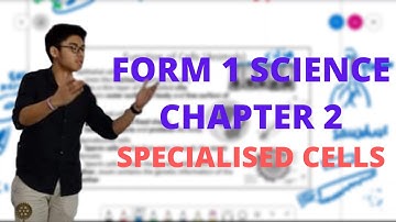 IS BLOOD A CELL OR TISSUE? [SPECIALISED CELLS] | FORM 1 SCIENCE CHAPTER 2