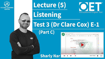 OET Listening Part-C (Dr Clare Cox) E-1(With Sir Sharly) #flclahore