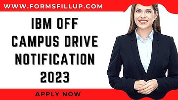 IBM Off Campus Drive for 2023 2022 2021 2020 Batch | IBM Hiring Freshers |