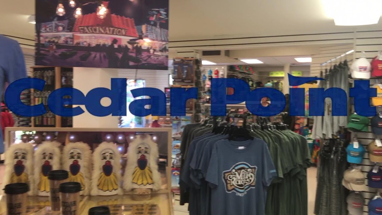 The Merchandise of Cedar Point YouTube