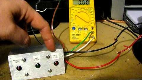 REStar PWM HHO CELL Automatic Water Pump Control and Tank Level Indicators