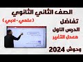 معدل التغير الدرس الاول تفاضل الصف الثاني الثانوي علمي وادبي ترم تاني 2024 معدل التغير