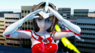 Ultragirl Ace Nee-Chan Color Timer Female Mmd