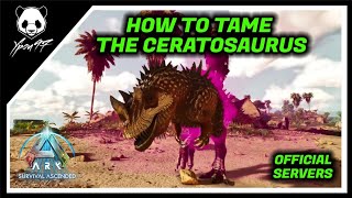 Quick Guide - How To Tame The Ceratosaurus | ARK: Survival Ascended