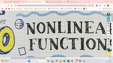 11.18.24 Linear & Nonlinear Functions & Graphs Part 1