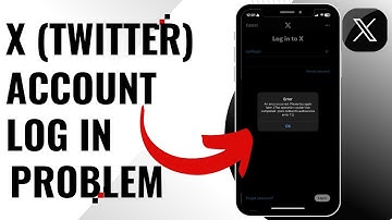 Fix x (twitter) account log in problem in phone