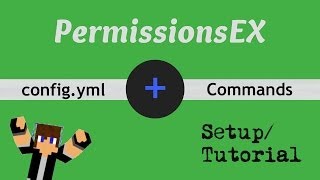 Bukkit Plugin: PermissionsEX Tutorial【Super Easy!】