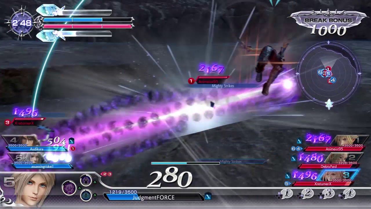 DISSIDIA FINAL FANTASY NT Closed Beta Test - YouTube