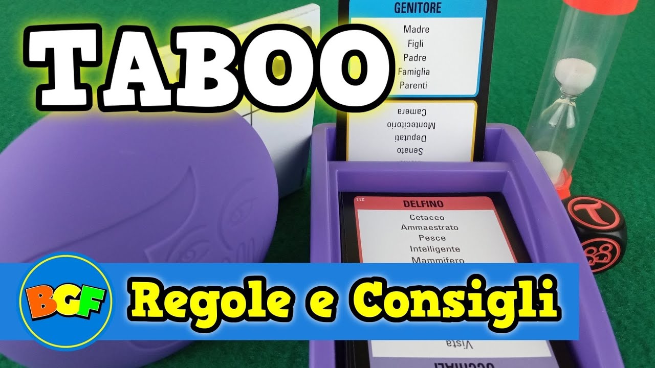 TABOO, Il Gioco a Squadre delle Parole Vietate