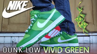 Nike Dunk Low Vivid Green Unboxing and On Feet Review