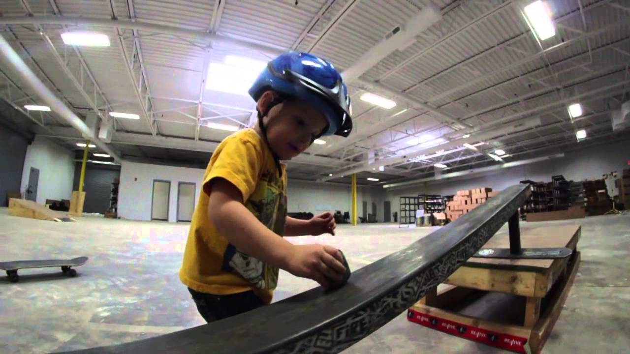 Two Year Old Skateboard Setup! - Ryden Schrock
