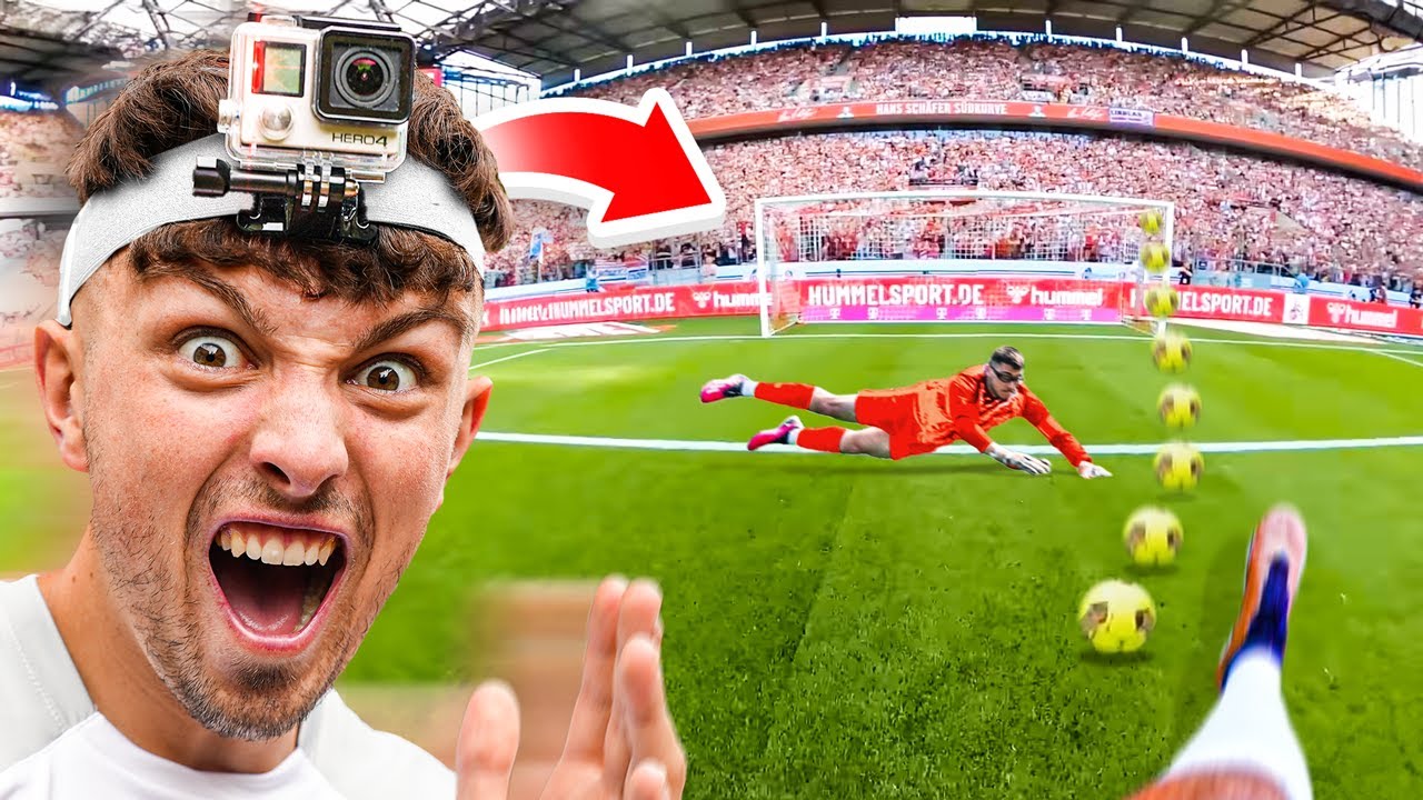 ⁣I Wore a GOPRO in a YouTuber Football Match, and SCORED…