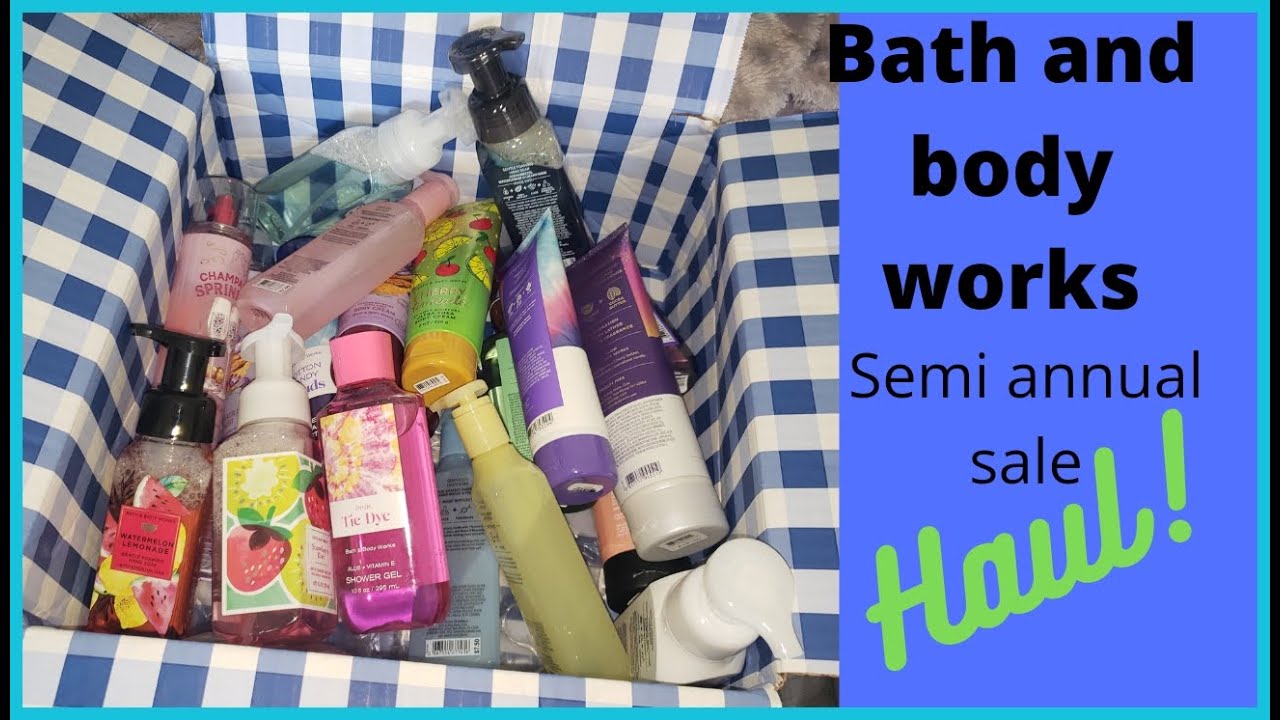 Bath and Body Works Semi Annual Sale Summer 2021 Haul YouTube