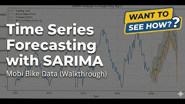 Time Series Forecasting with SARIMA for Mobi Bike Data (Walkthrough)