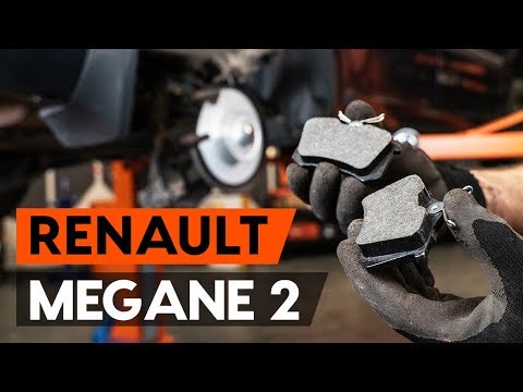 Как да сменим задни спирачни накладки на RENAULT MEGANE 2 (LM) [ИНСТРУКЦИЯ AUTODOC]