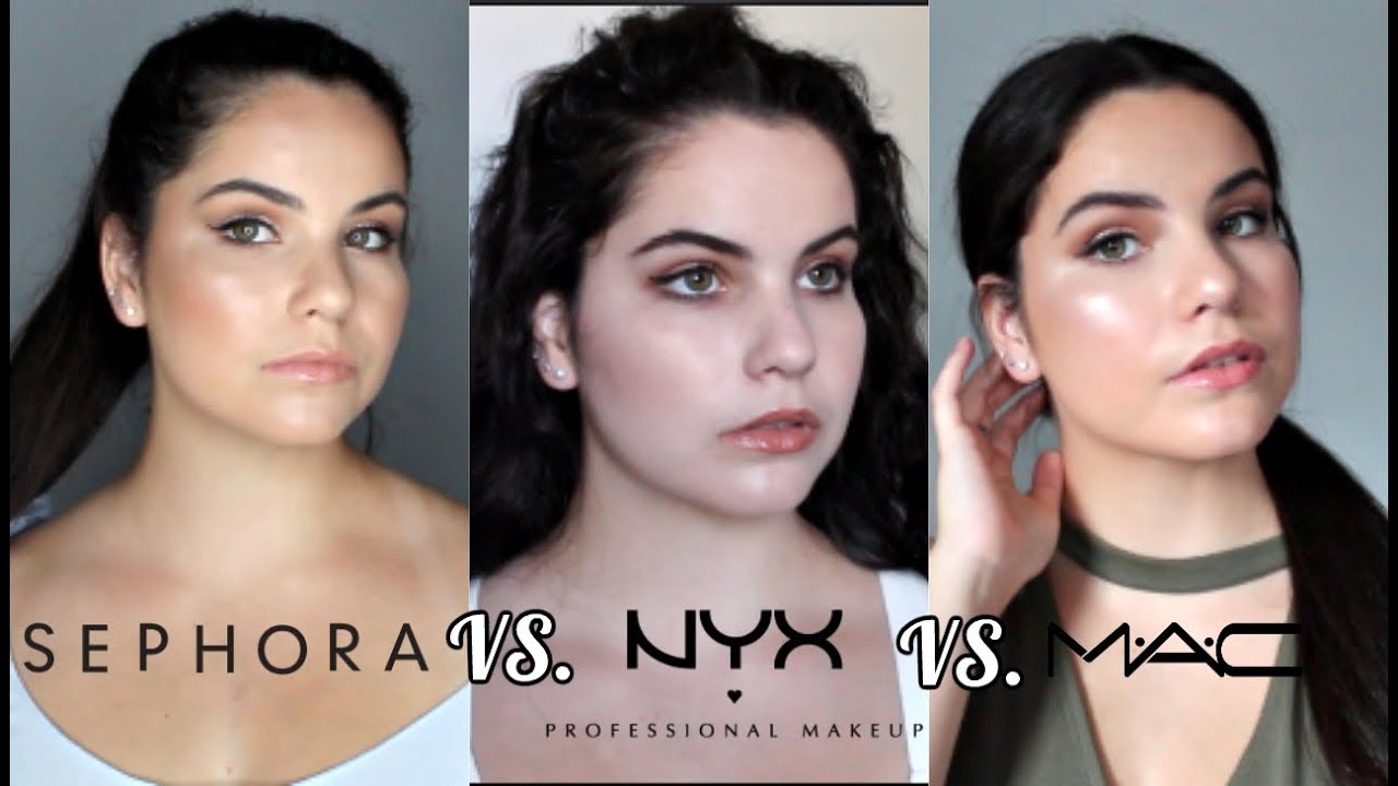 nitrogen Forbindelse udvikle Getting My Makeup Done at 3 Different Stores! Sephora VS MAC VS NYX -  YouTube