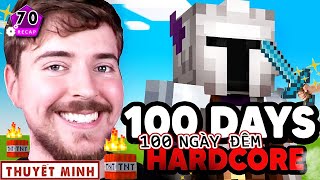 Sinh Tồn 100 Ngày Đêm Minecraft Chế Độ HardCore Với 20 Giờ Đời Thực