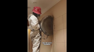 You Should Never Handhold a Wall Cutter #dndx1