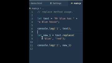 javascript replace global change #shorts #code