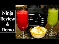 Ninja Smart Screen Blender Duo with Freshvac Technology Review and Demo