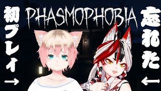【 #phasmophobia 】全く覚えてない狐とビビり猫の心霊探索！
