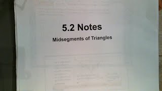 Midsegments of Triangles