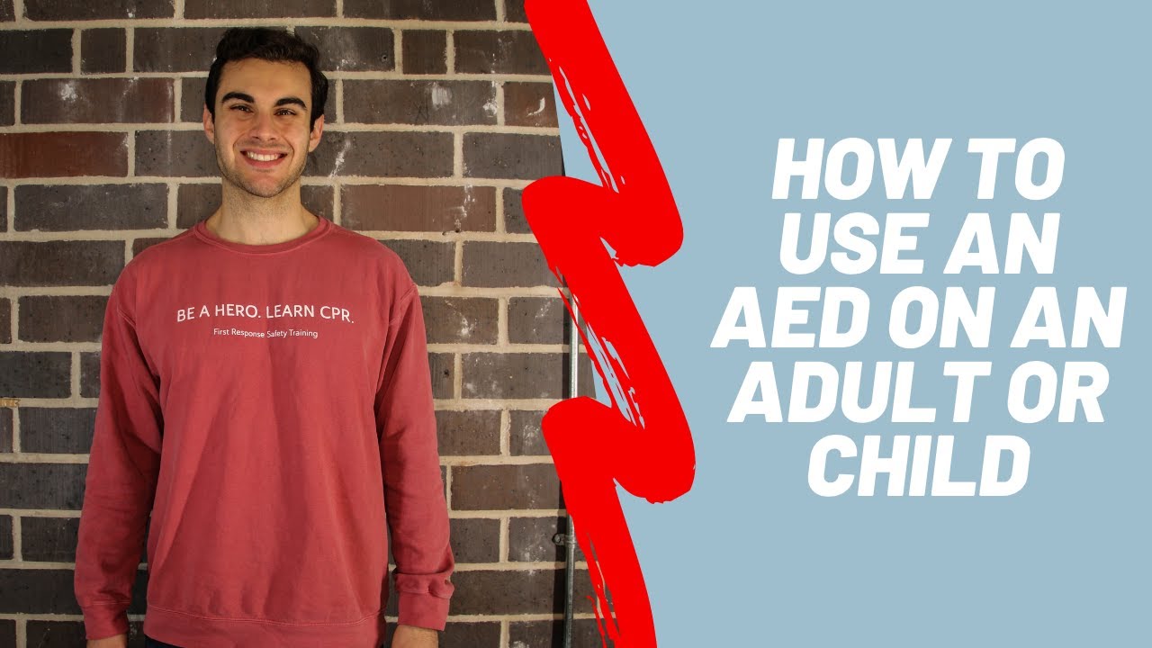 How to Use an AED on an Adult or Child - YouTube