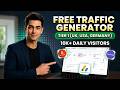 How To Get FREE Website Traffic in 2026 🔥 Real Organic Visitors for AdSense & Website Growth